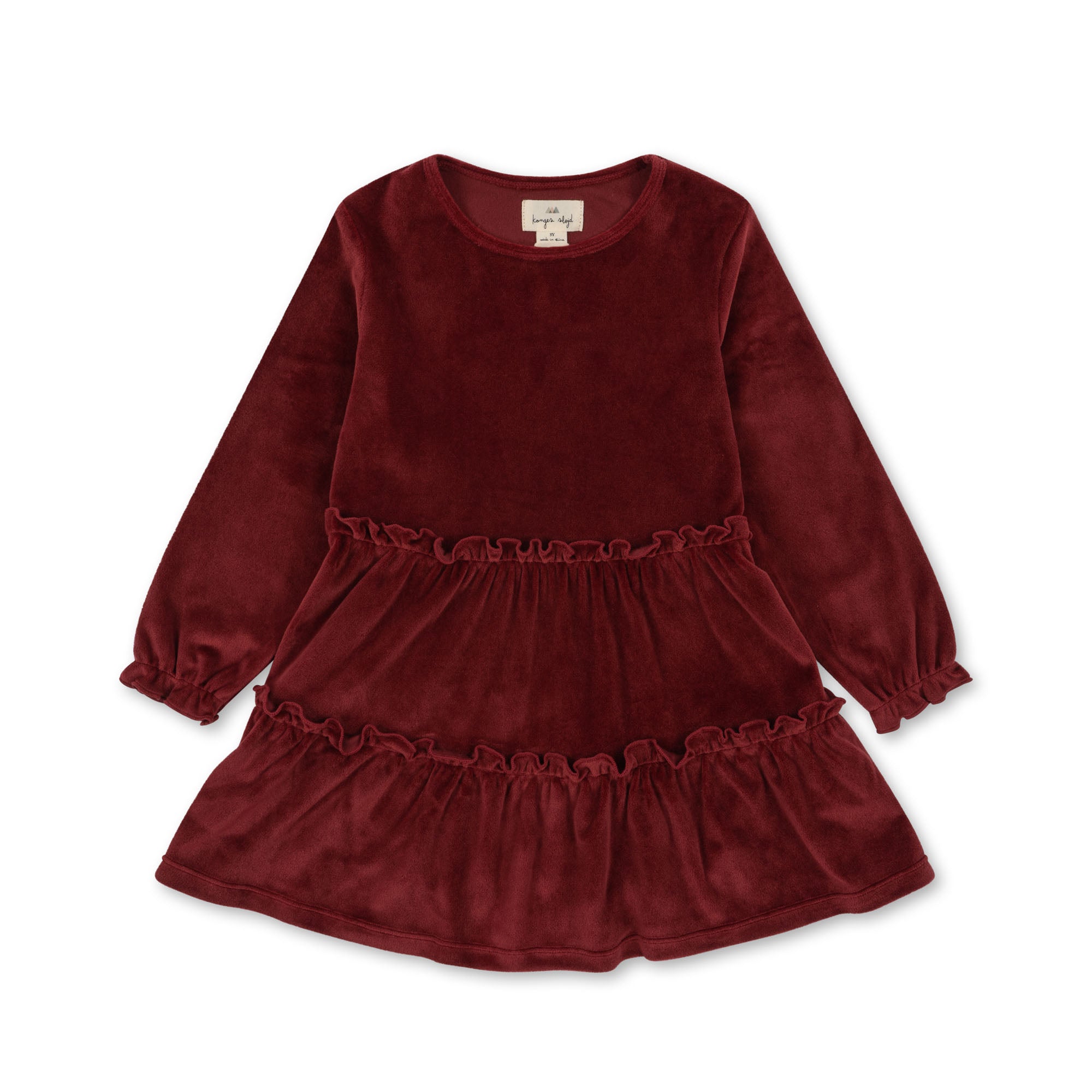 Konges Sløjd Red Dahlia Jingle Dress Grs