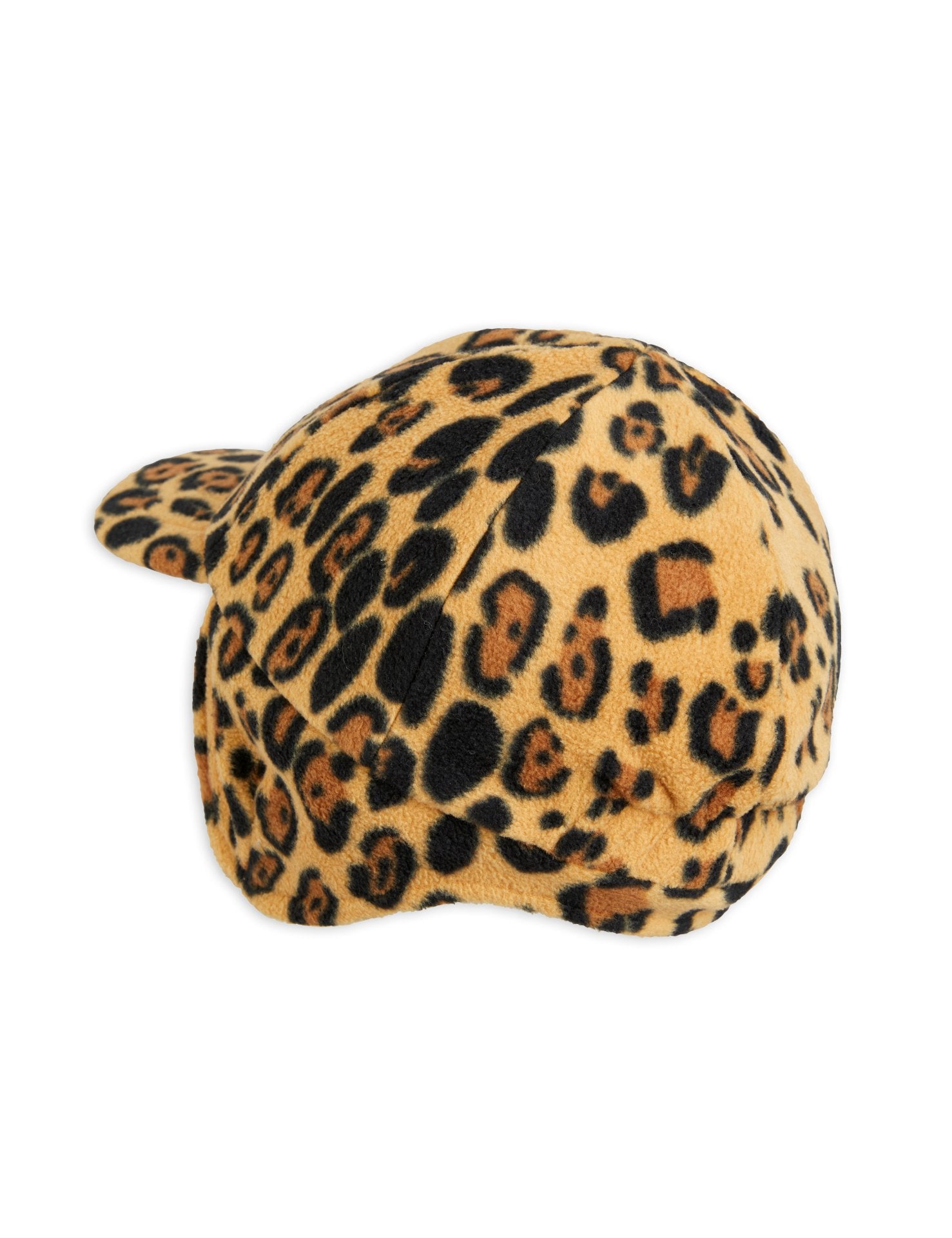 Leopard fleece cap