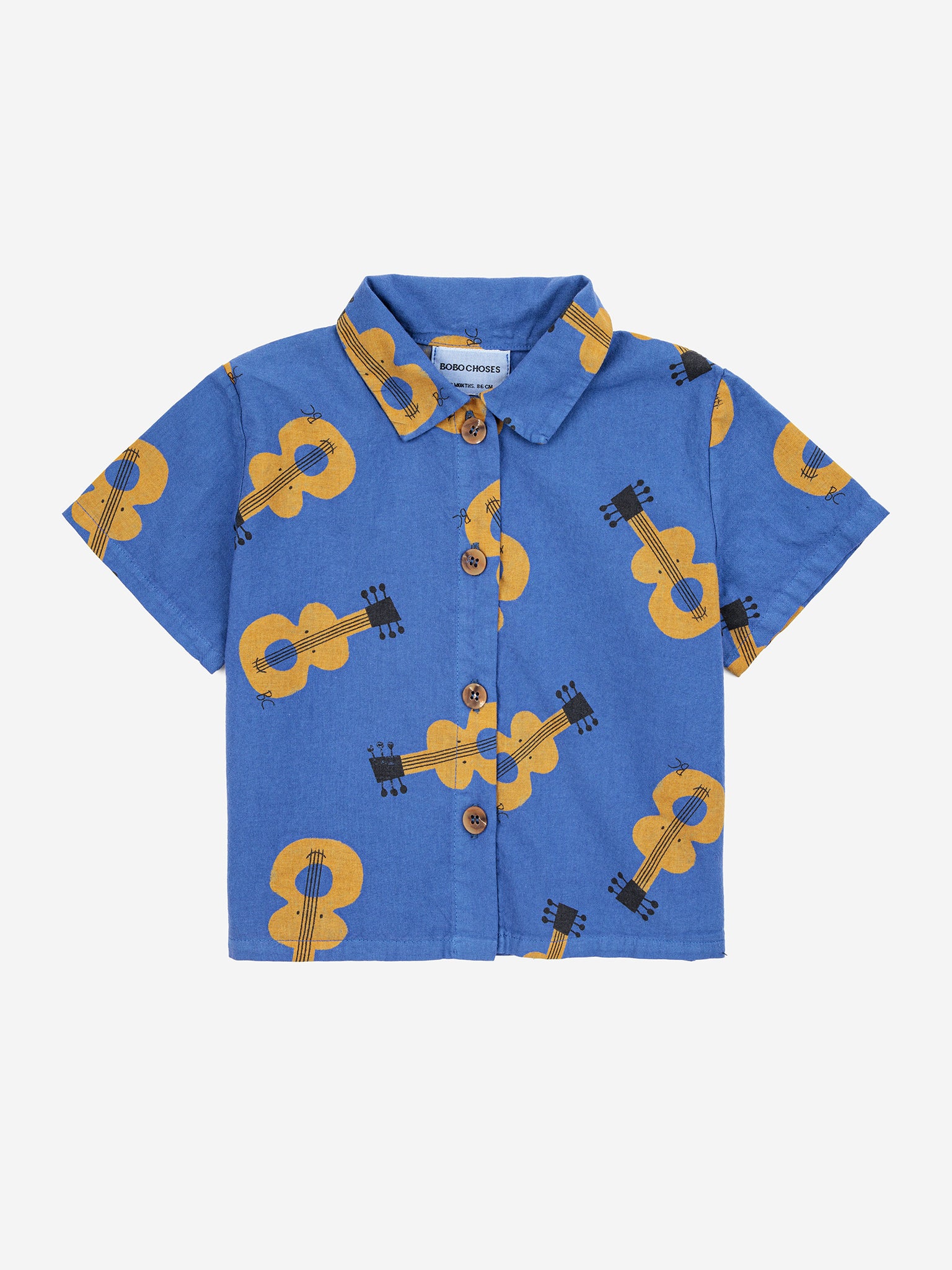 Baby Acoustic Guitar all over woven shirt