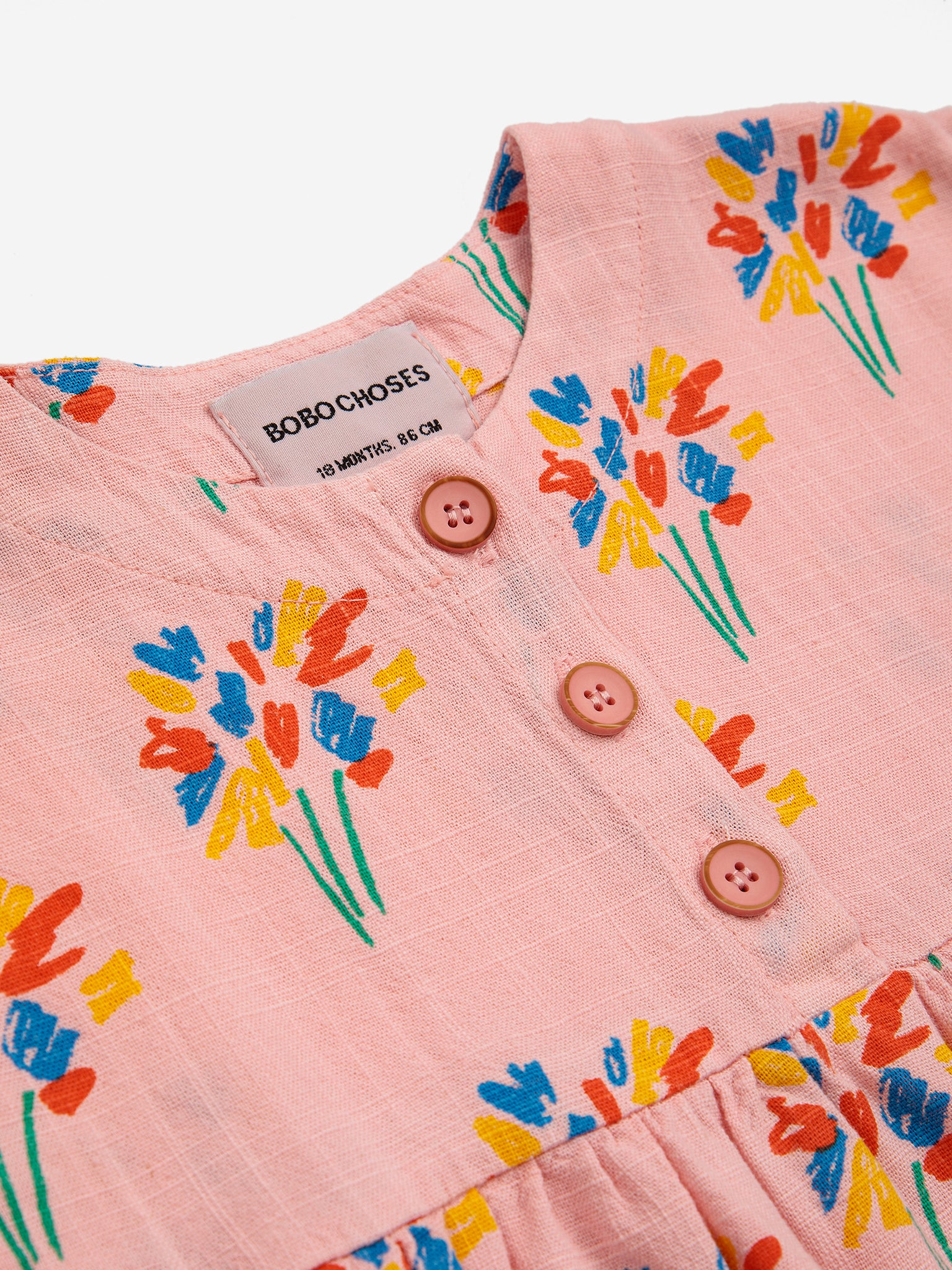 Baby Fireworks all over woven dress