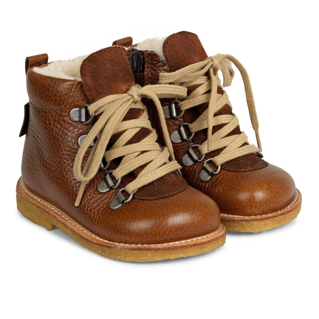 TEX-boot with laces and zipper