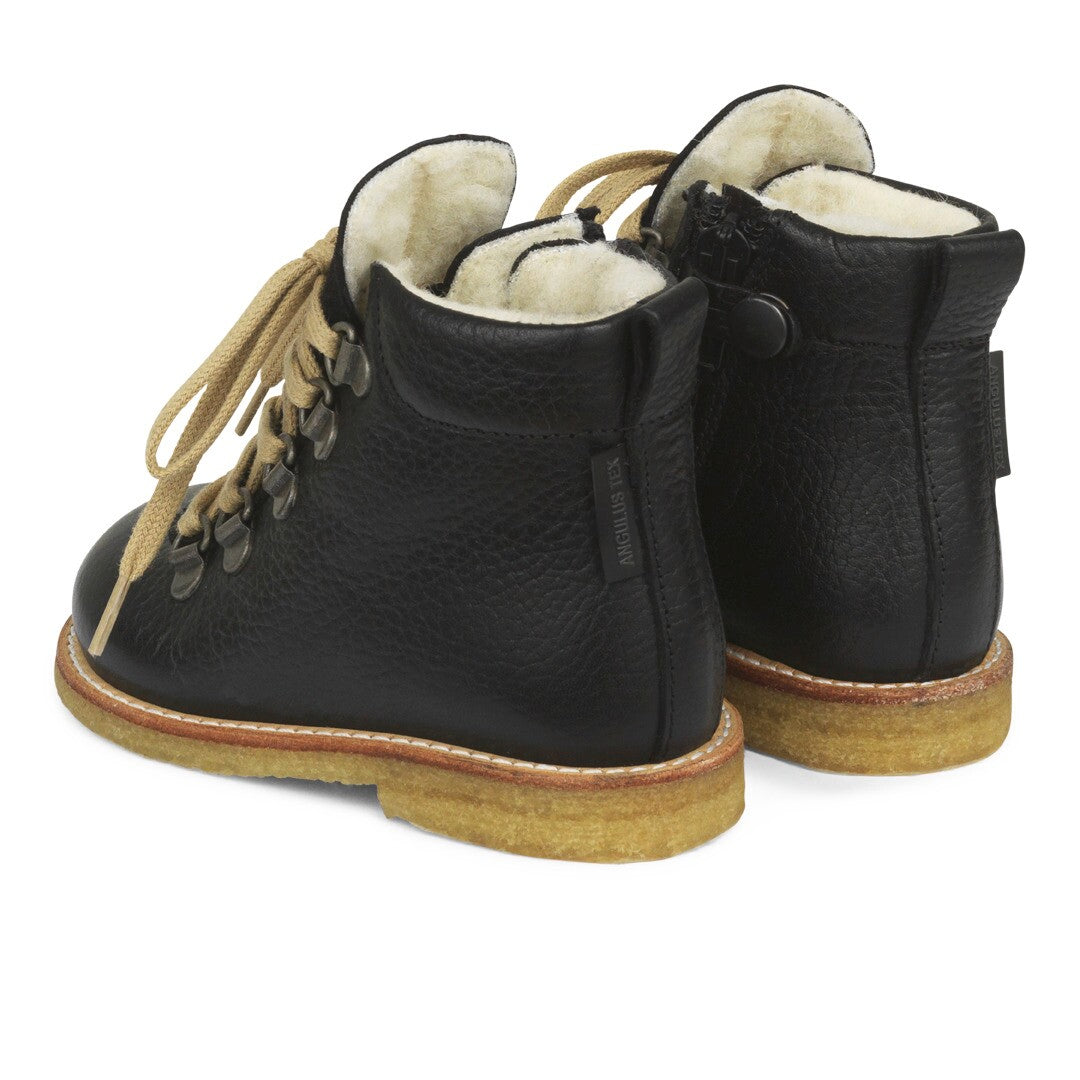 TEX-boot with laces and zipper