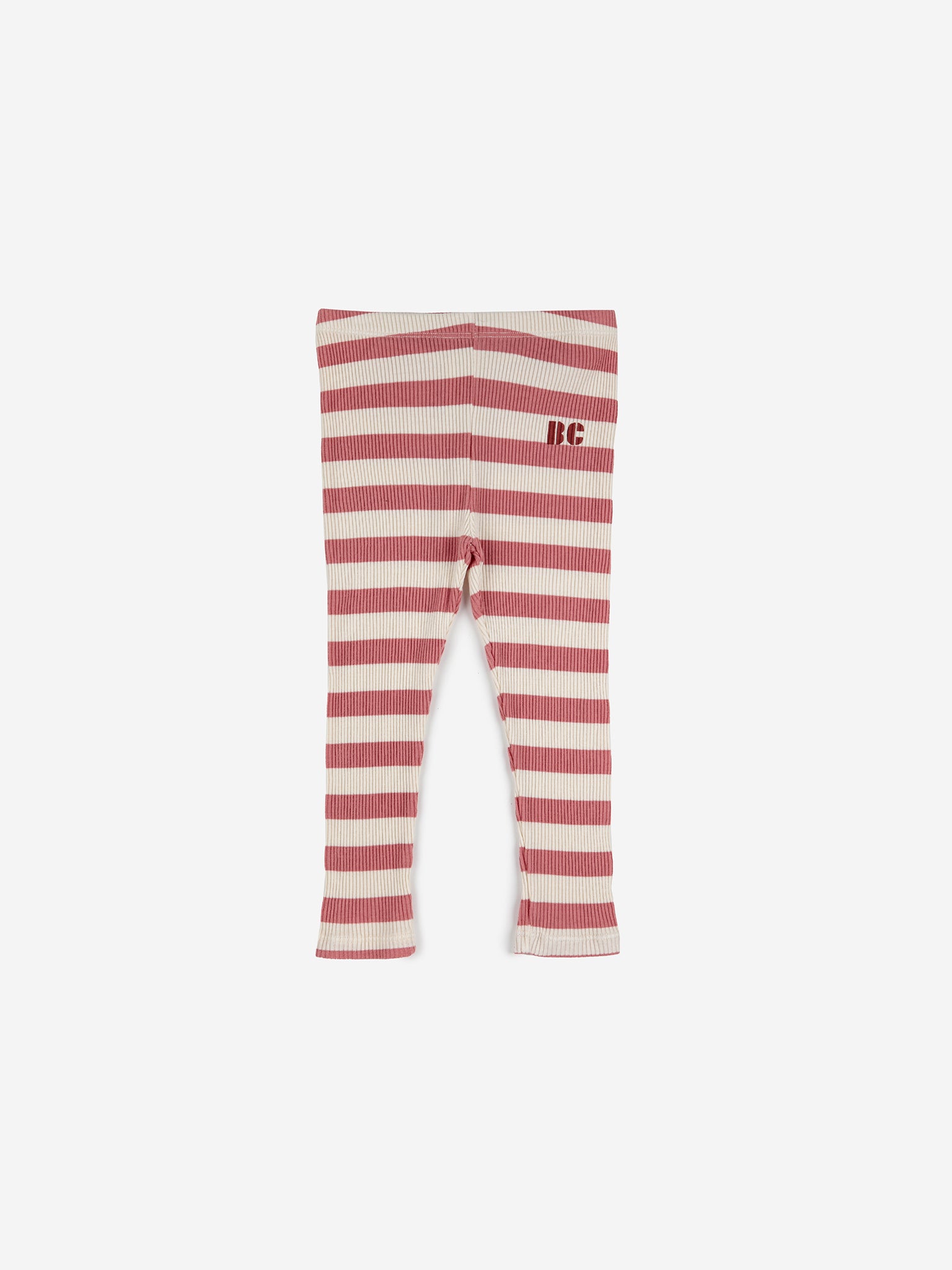 Baby Maroon Stripes leggings