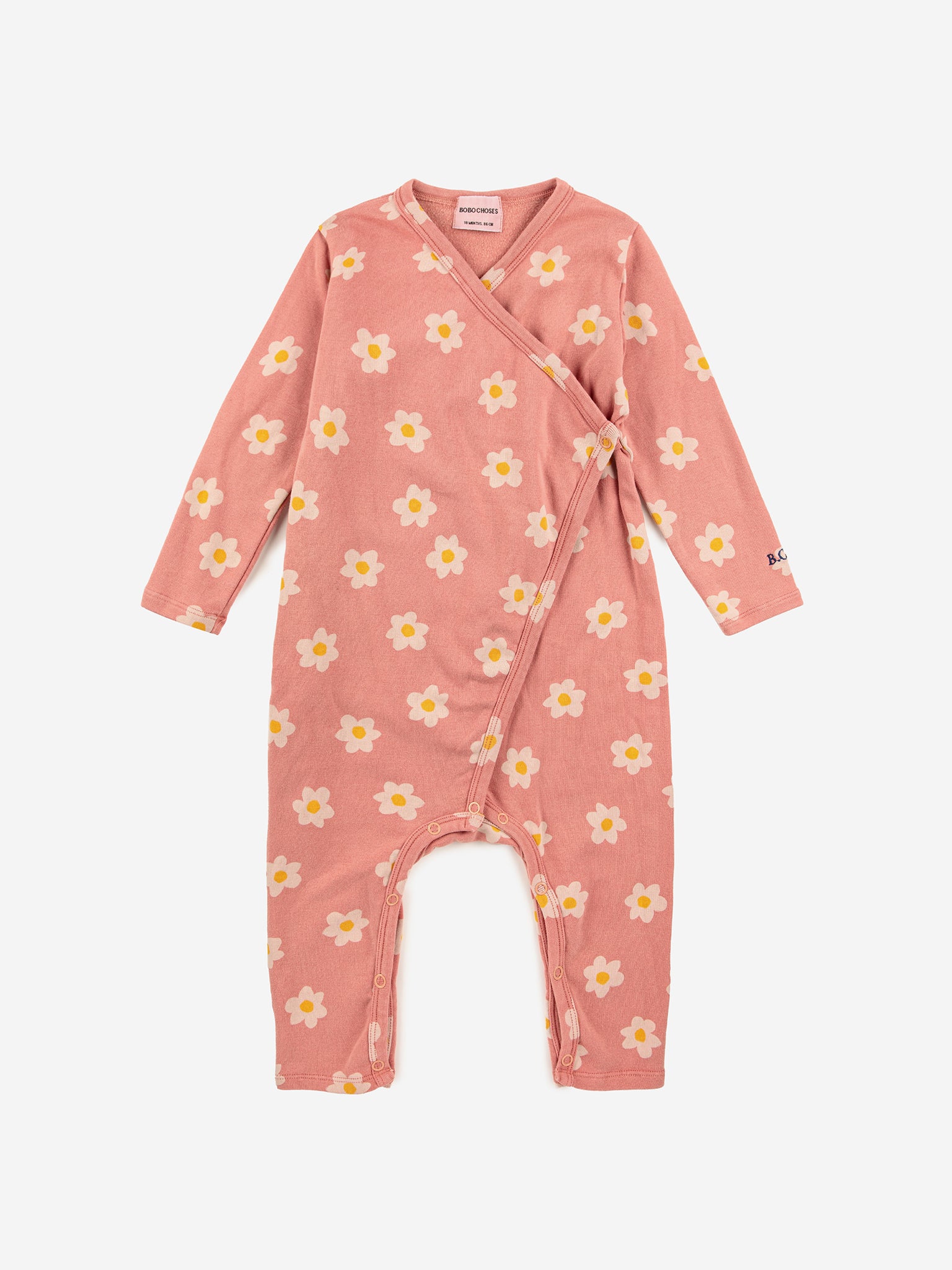 Baby Little Flower all over wrap overall