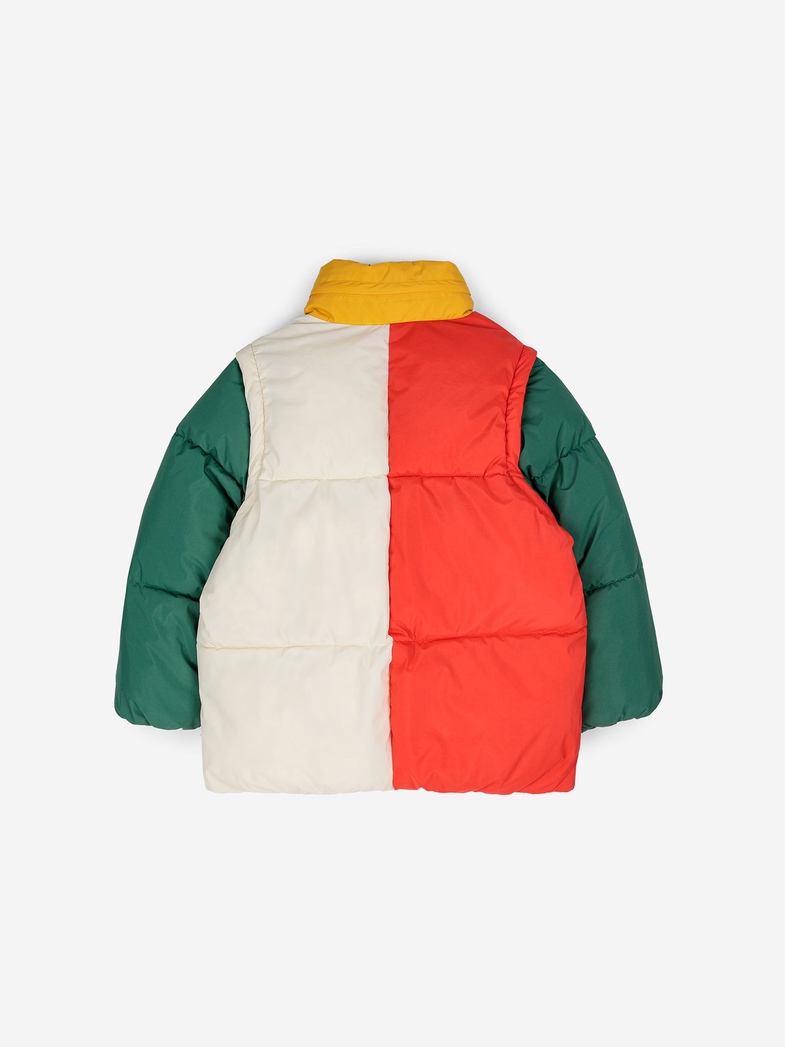 Color Block padded anorak