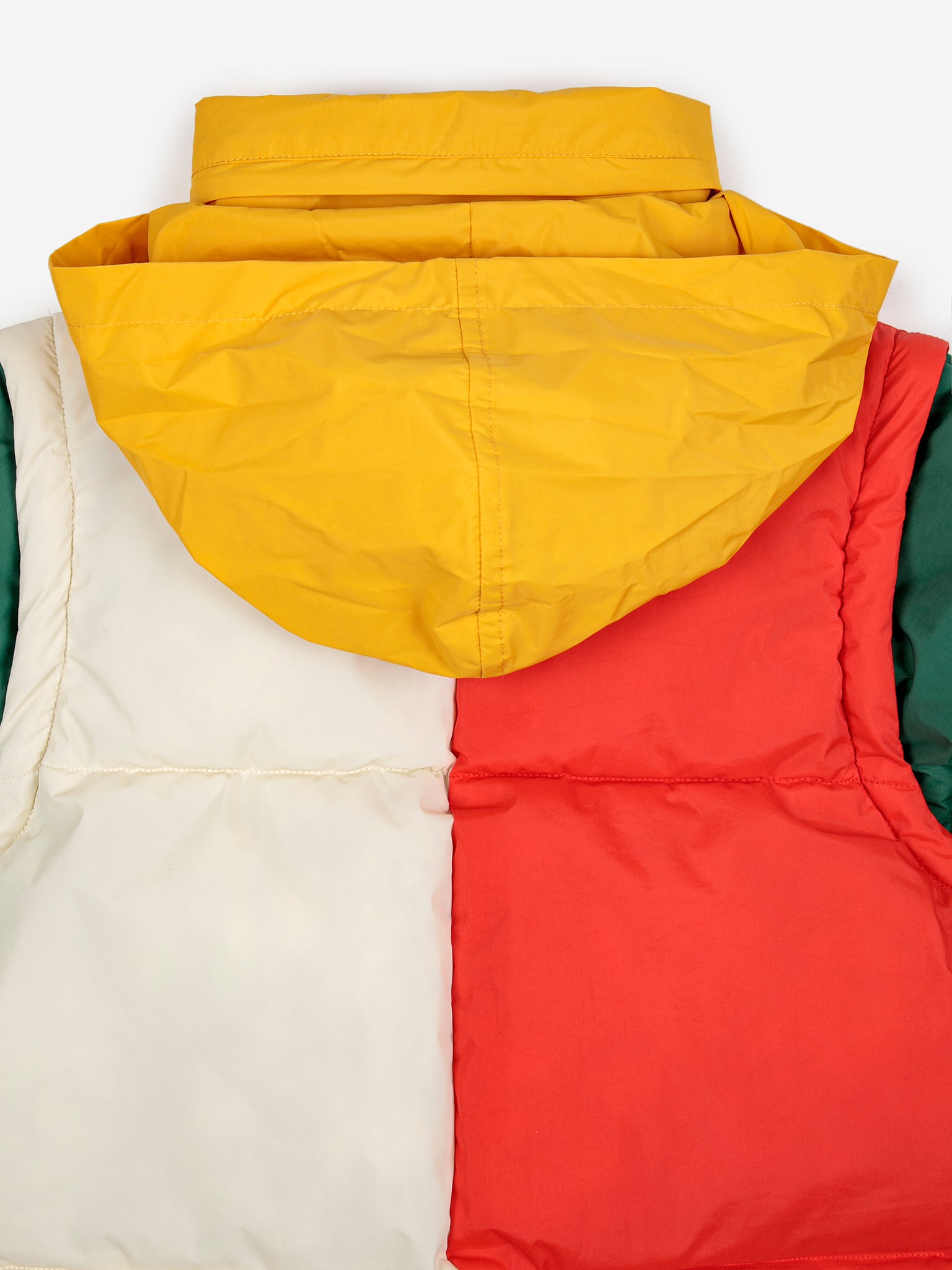 Color Block padded anorak