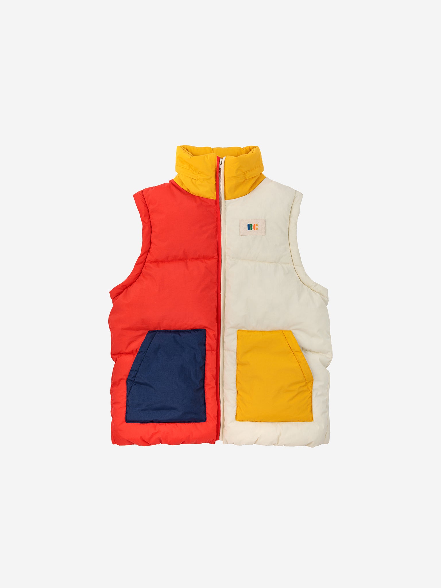 Color Block padded anorak