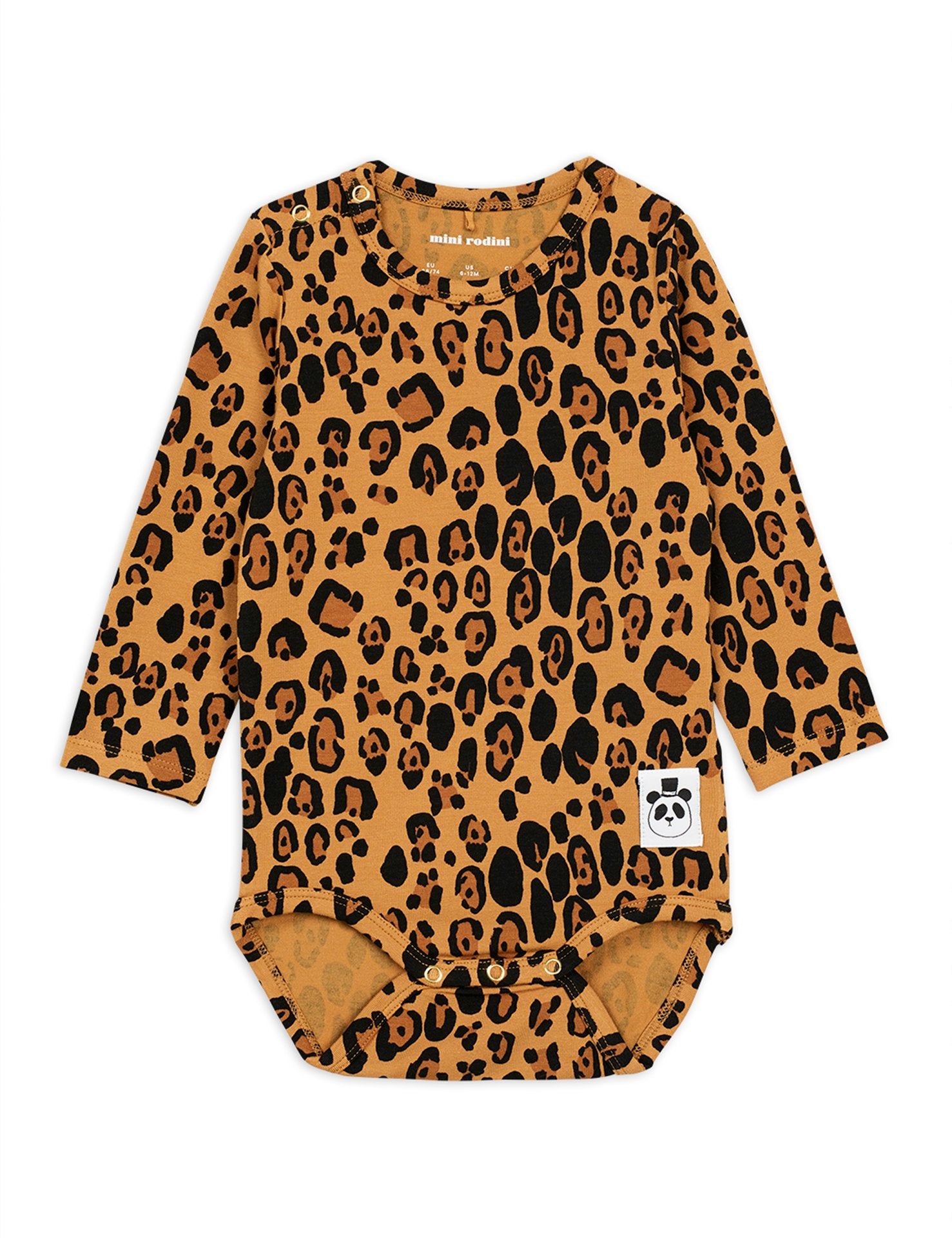 Basic Leopard Long Sleeve Body