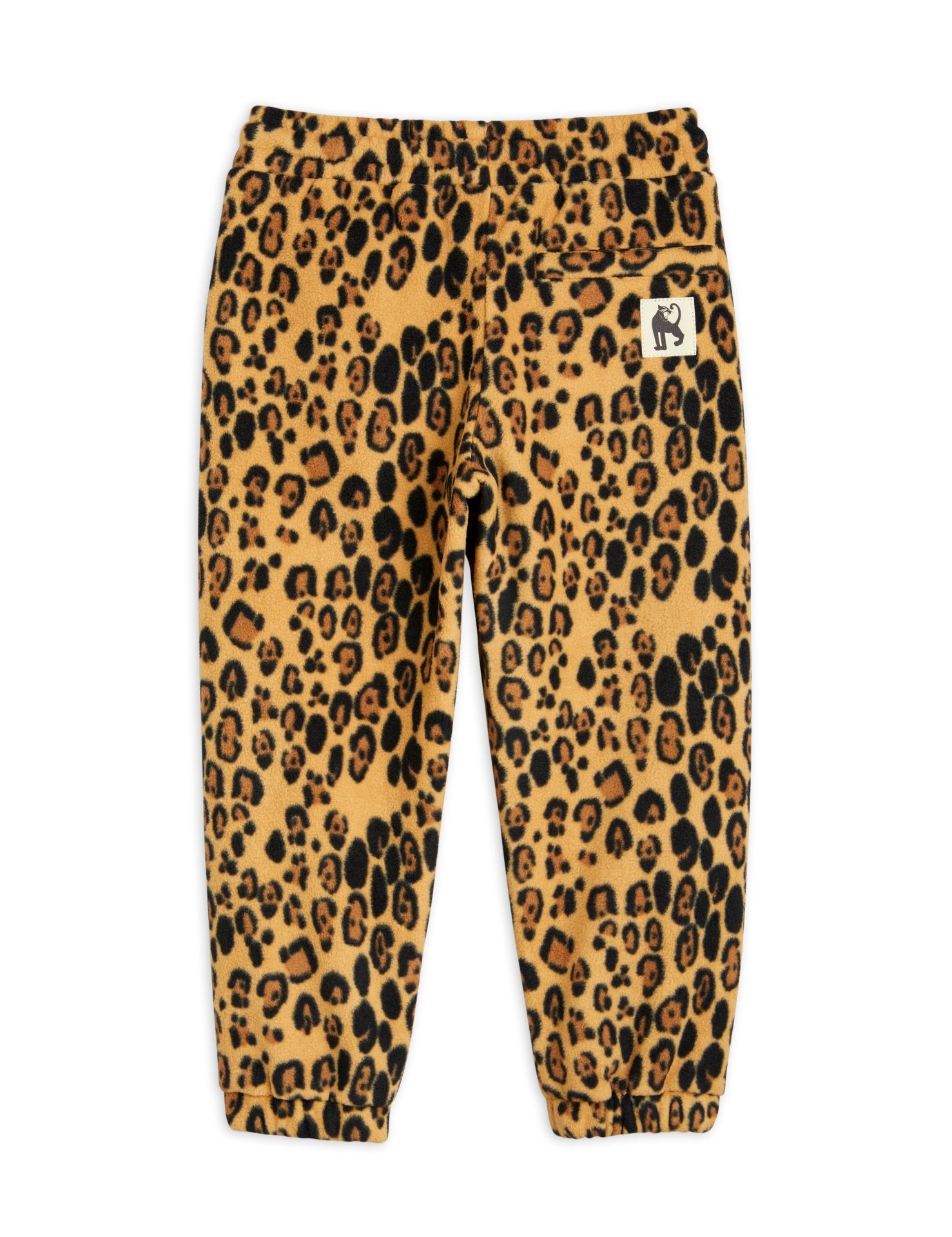 Leopard fleece trousers