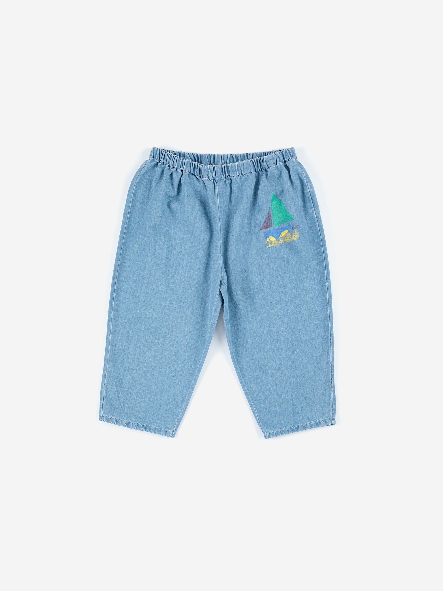 Multicolor Sail Boat woven trousers