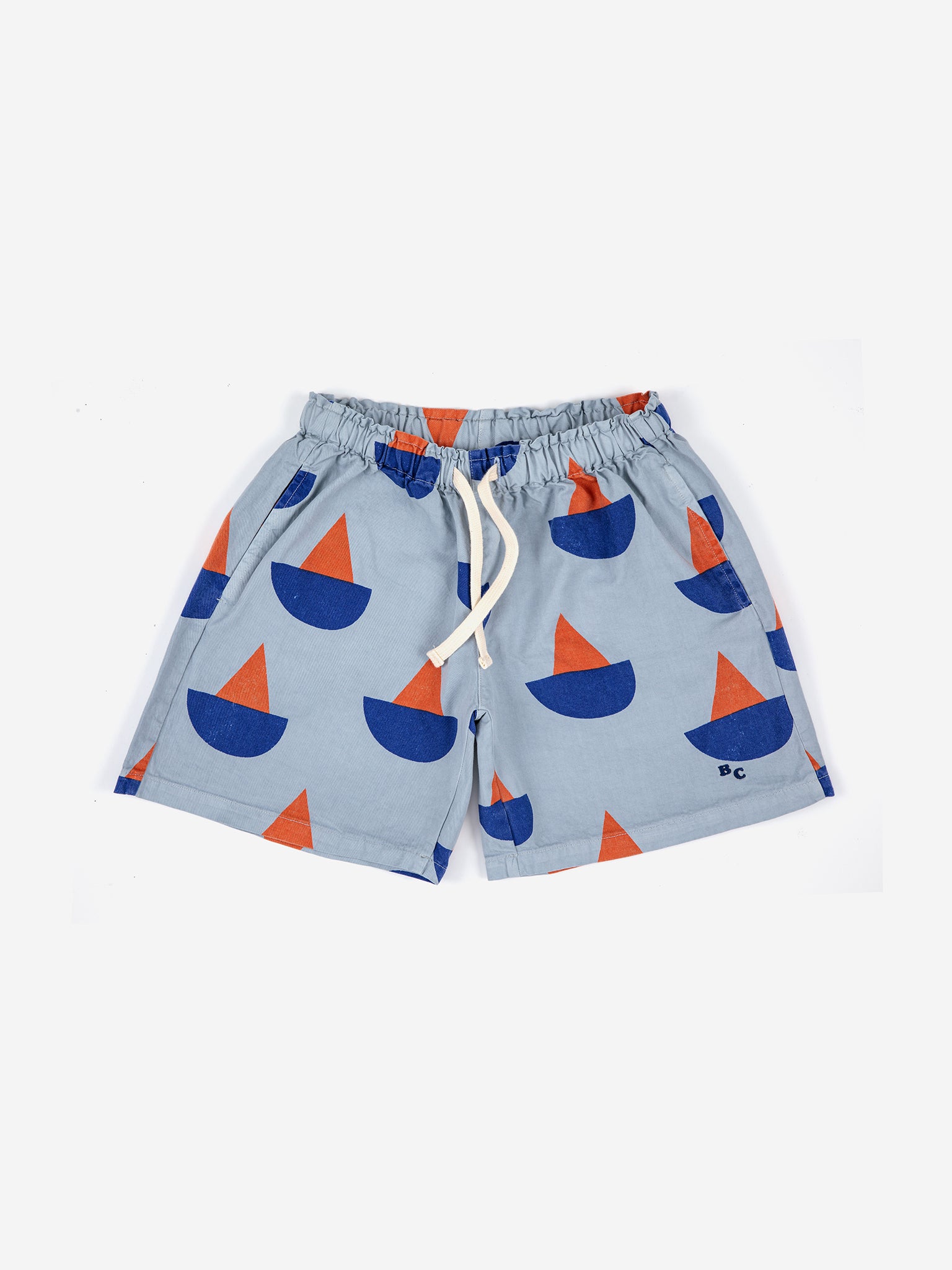 Sail Boat all over woven shorts