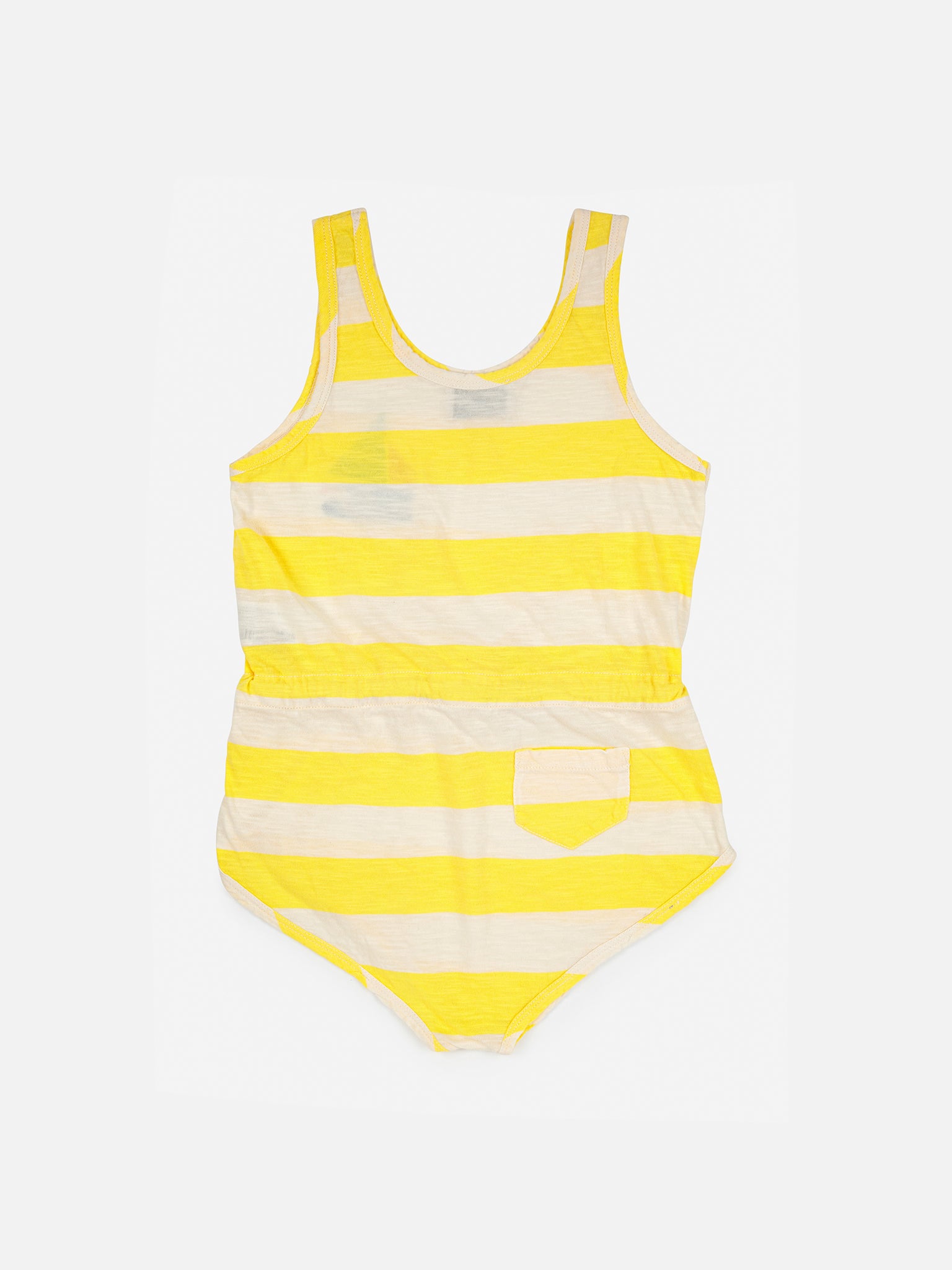 Yellow stripes playsuit