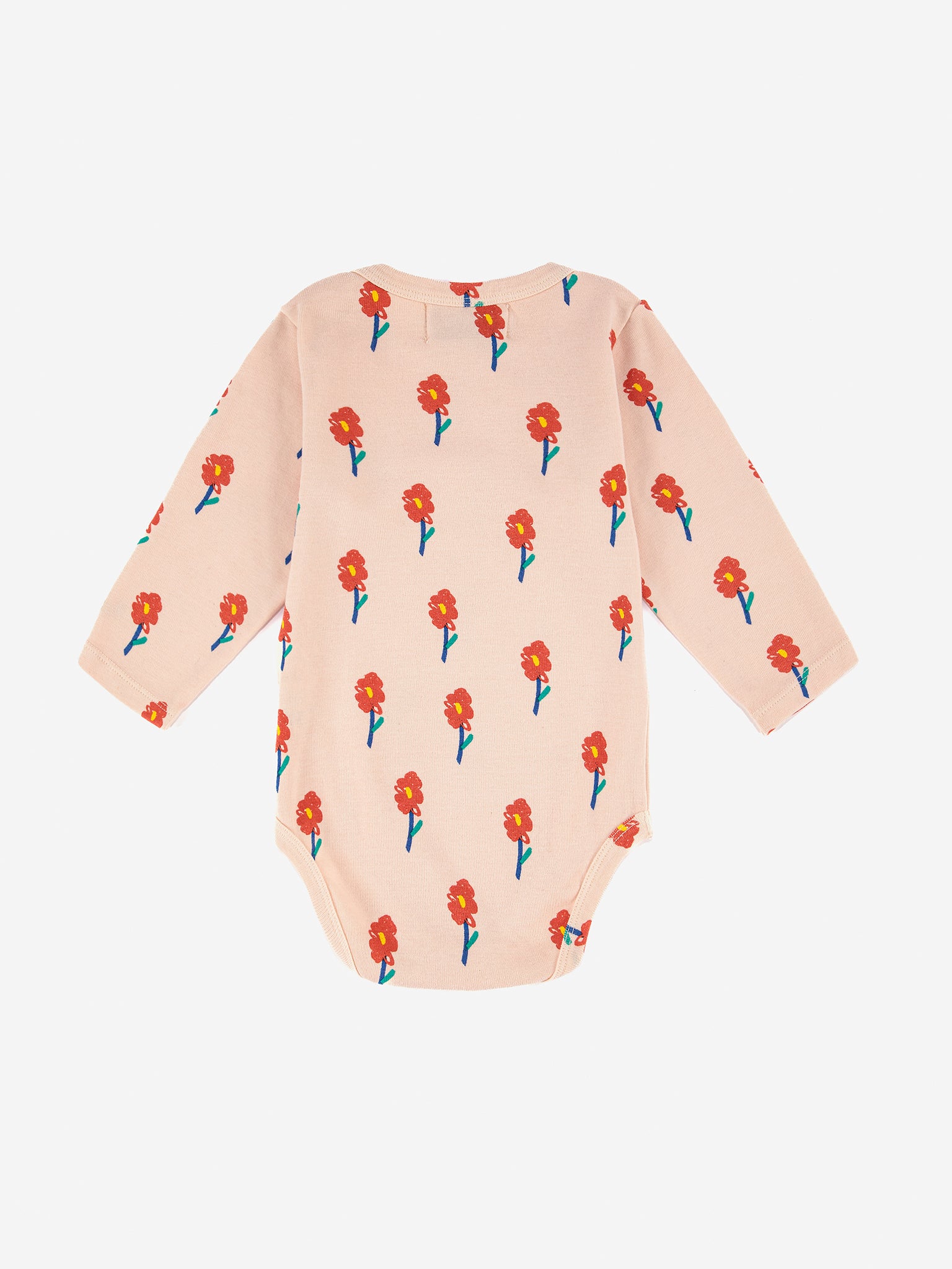 Flowers all over long sleeve body