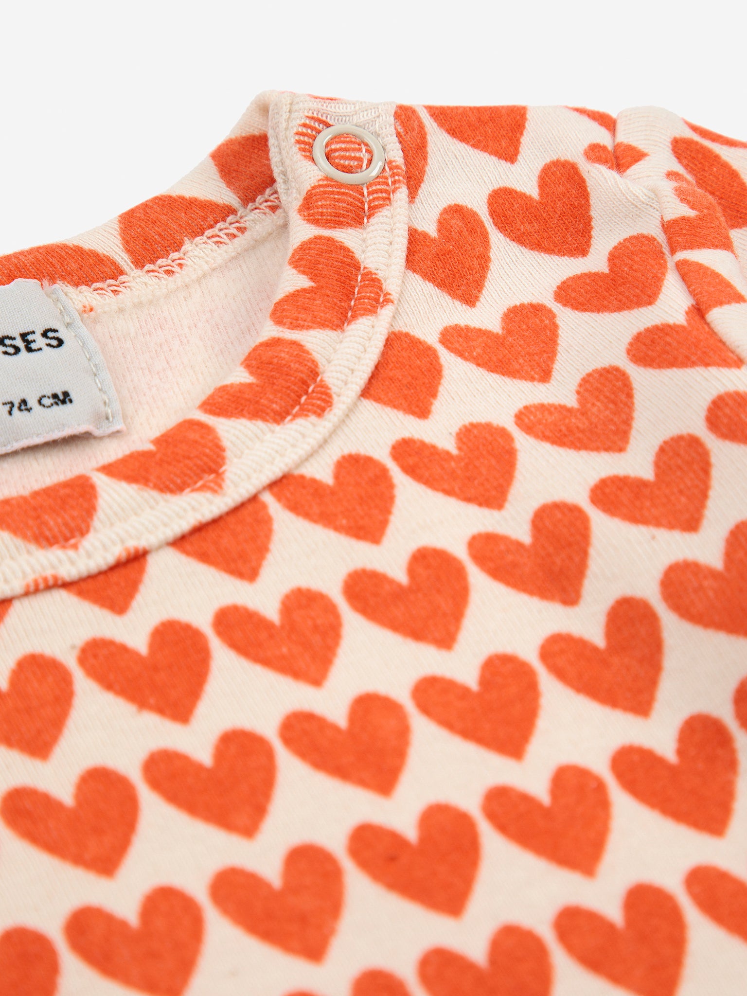 Hearts all over long sleeve body