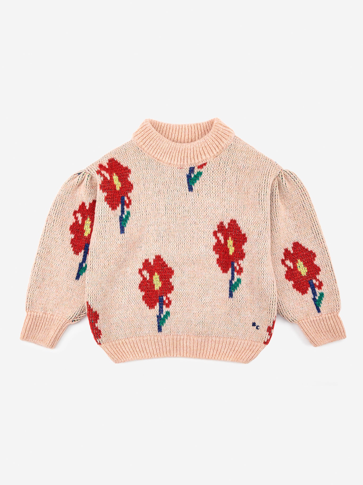 Flowers jacquard jumper