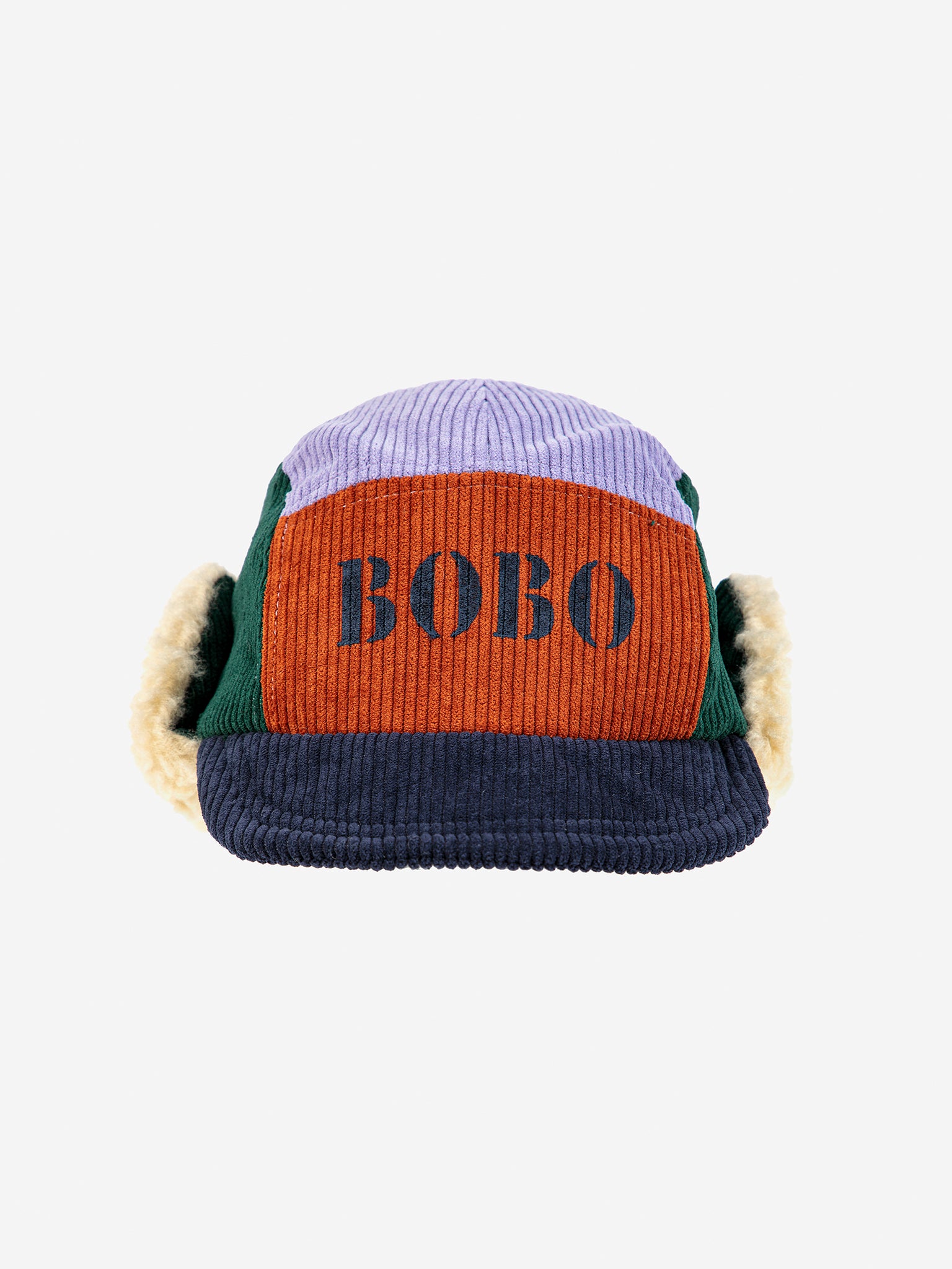 Bobo Color Block corduroy cap