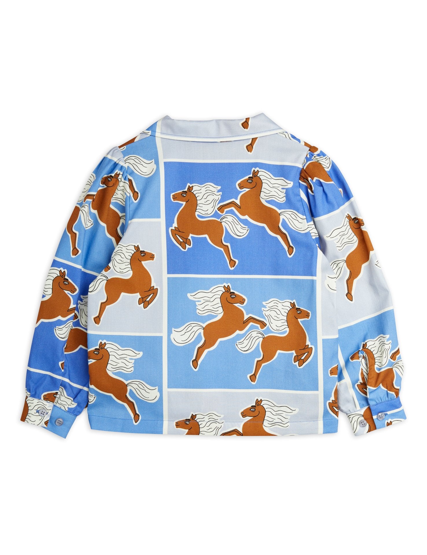 Horses woven blouse