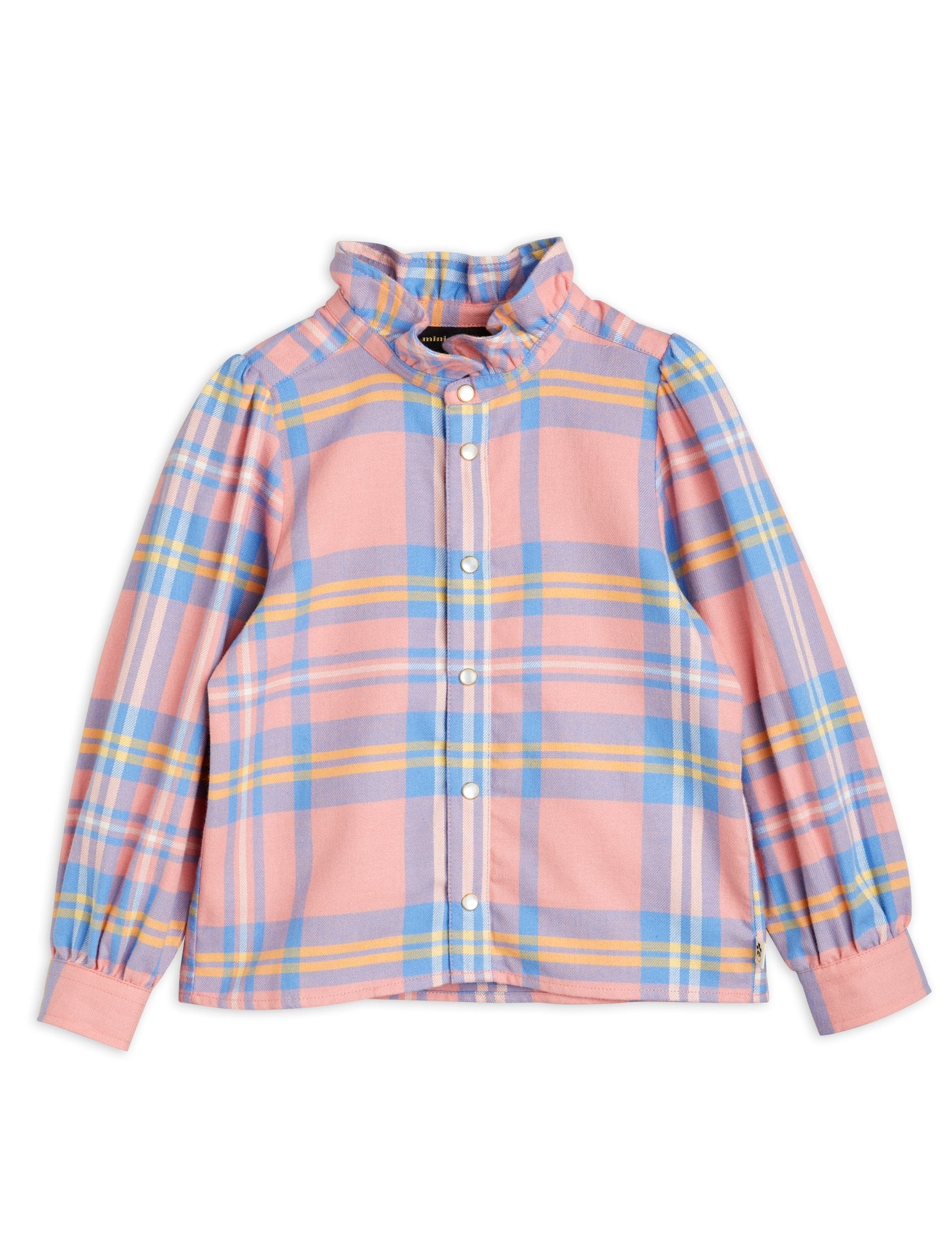 CHECK WOVEN FLANNEL BLOUSE