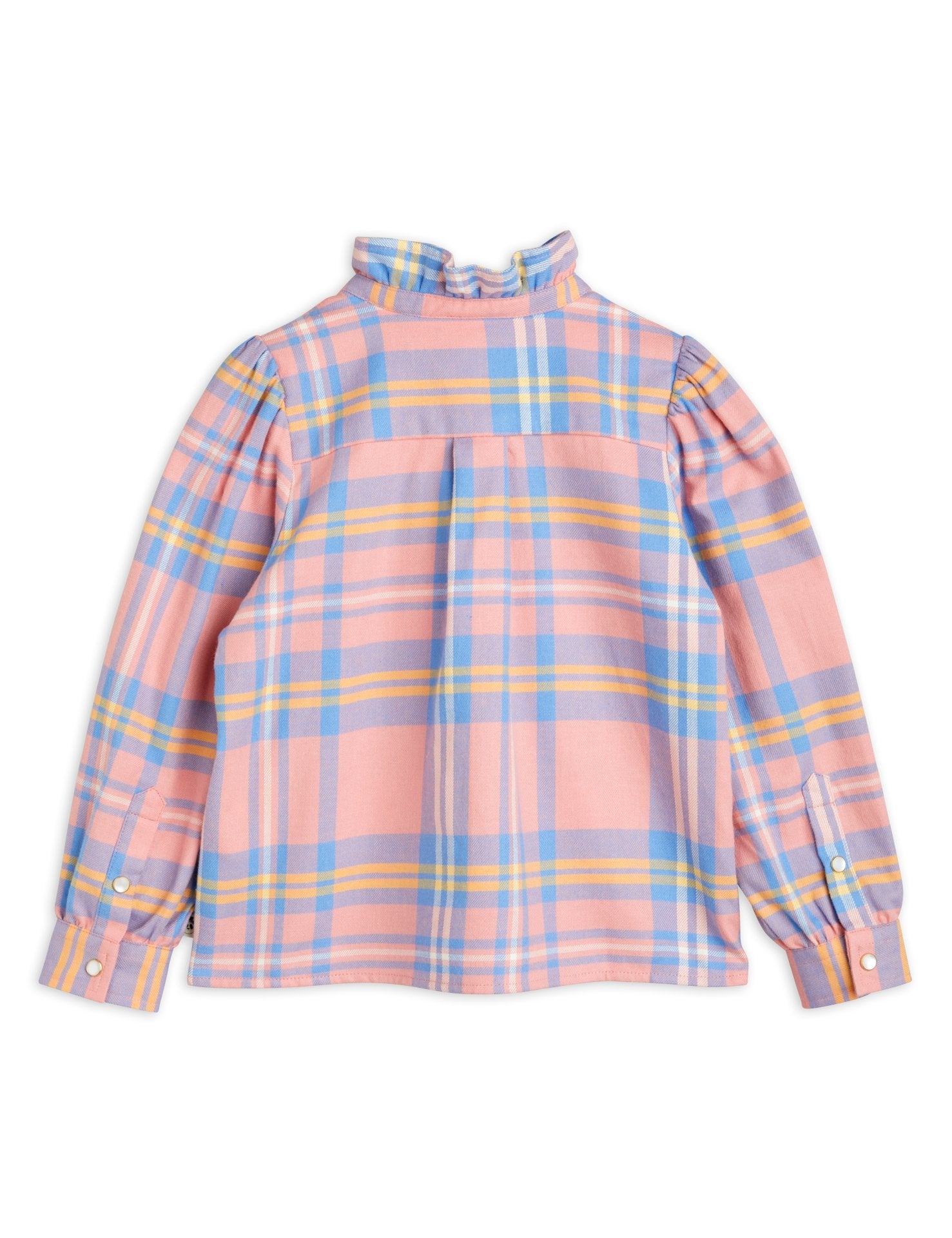 CHECK WOVEN FLANNEL BLOUSE
