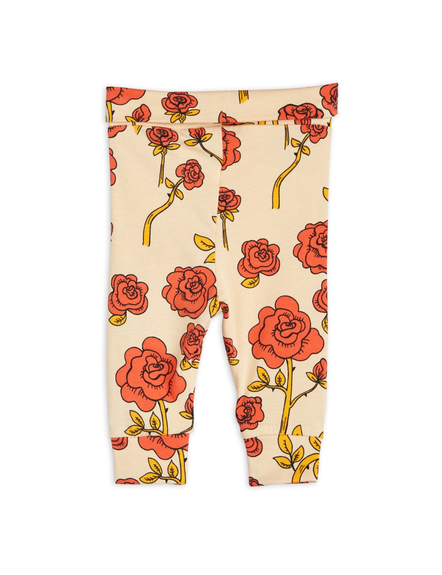 Roses aop newborn leggings