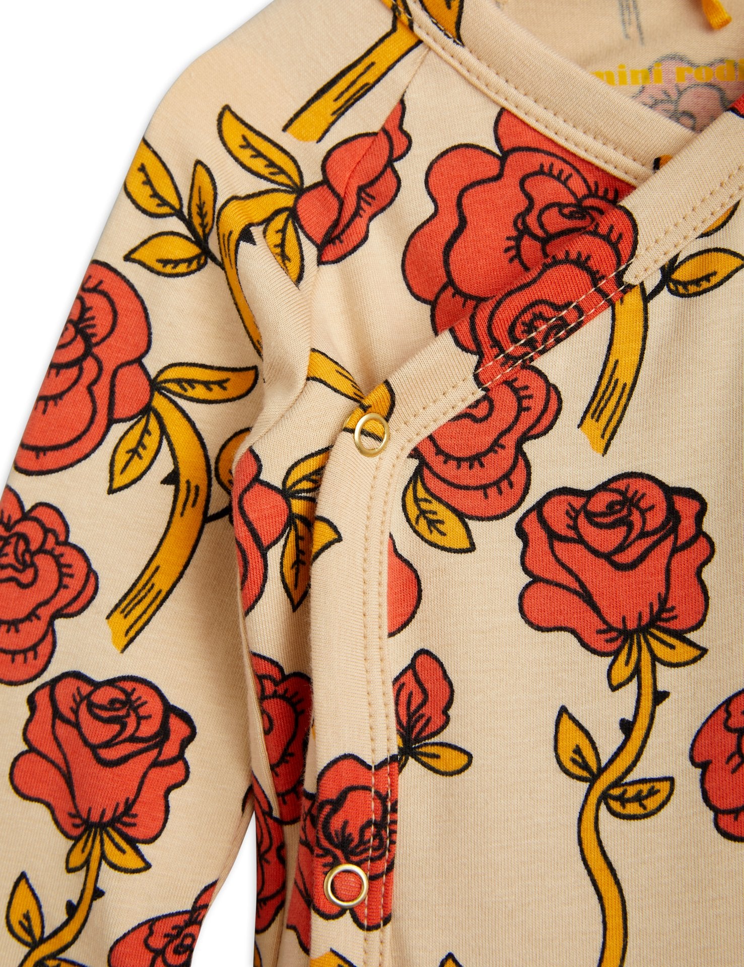 Roses aop wrap body