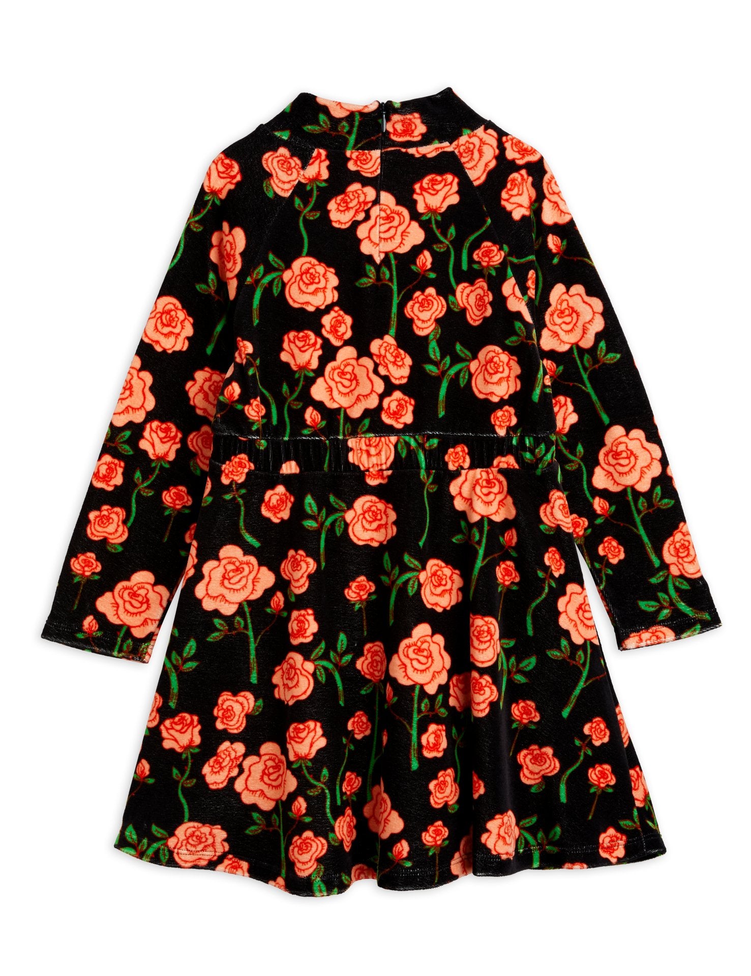 Roses velour ls dress