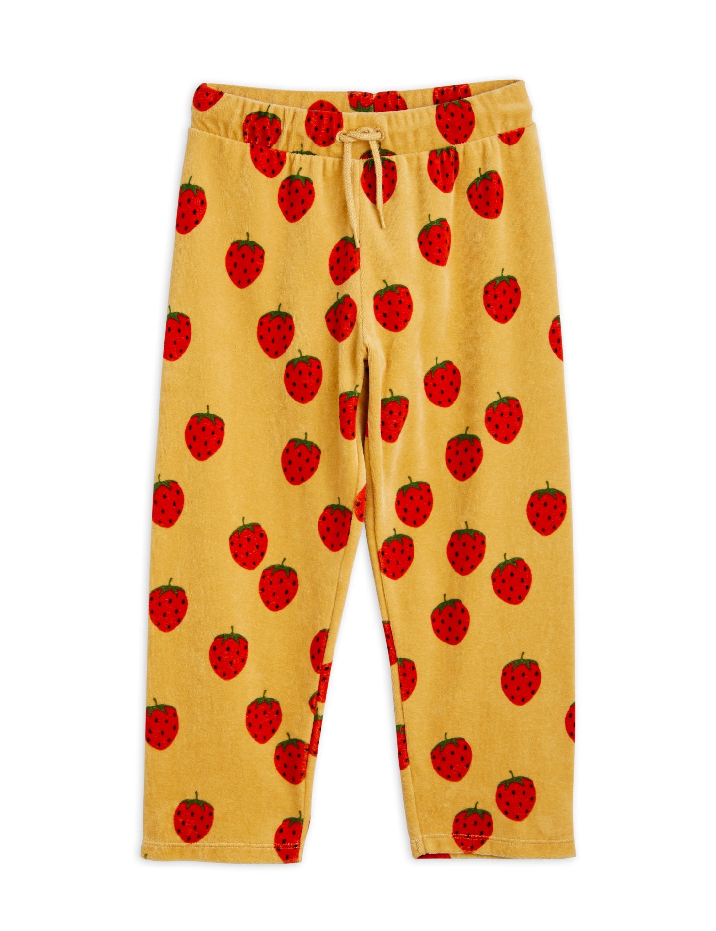 Strawberries velour aop trousers