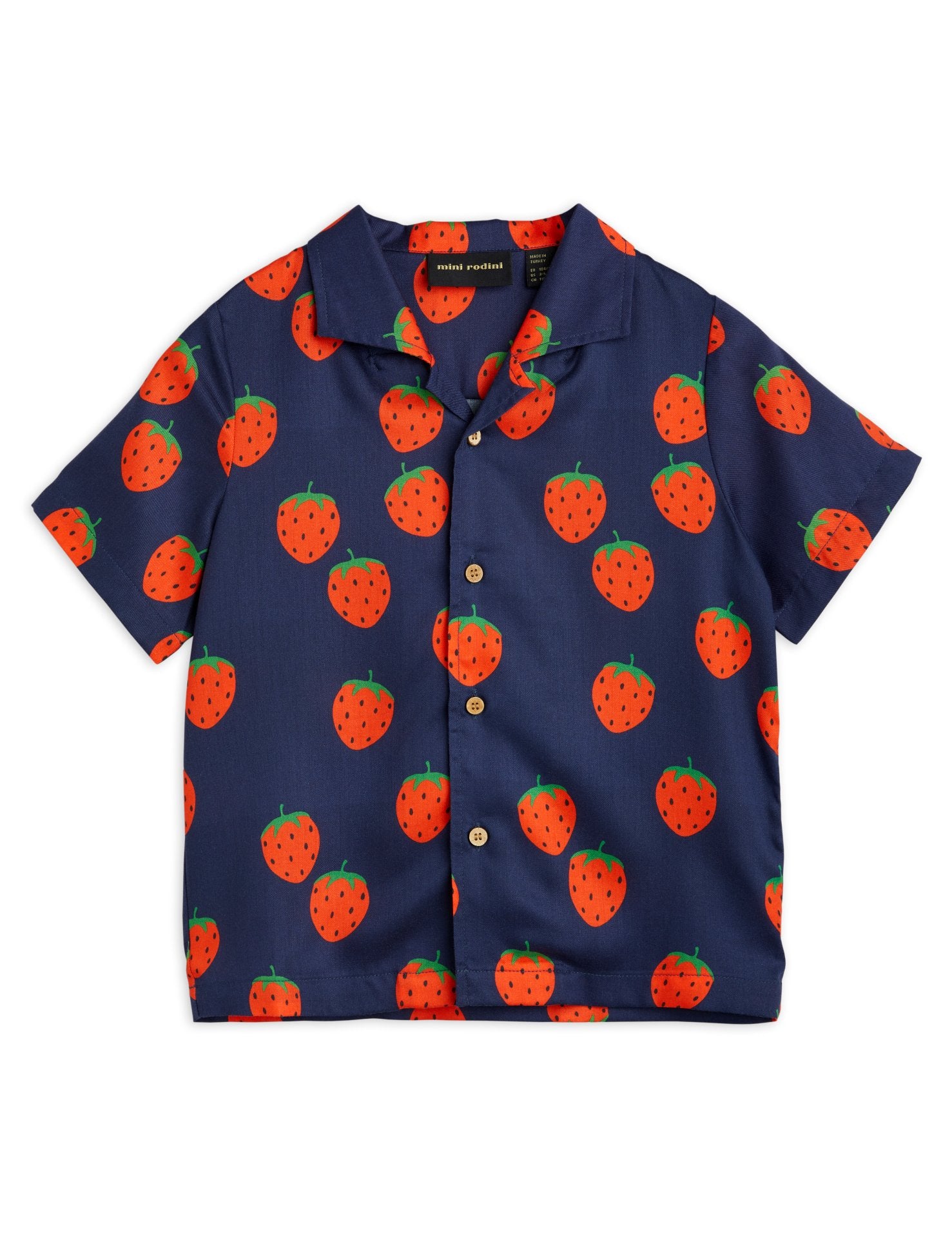 Strawberries aop woven ss shirt