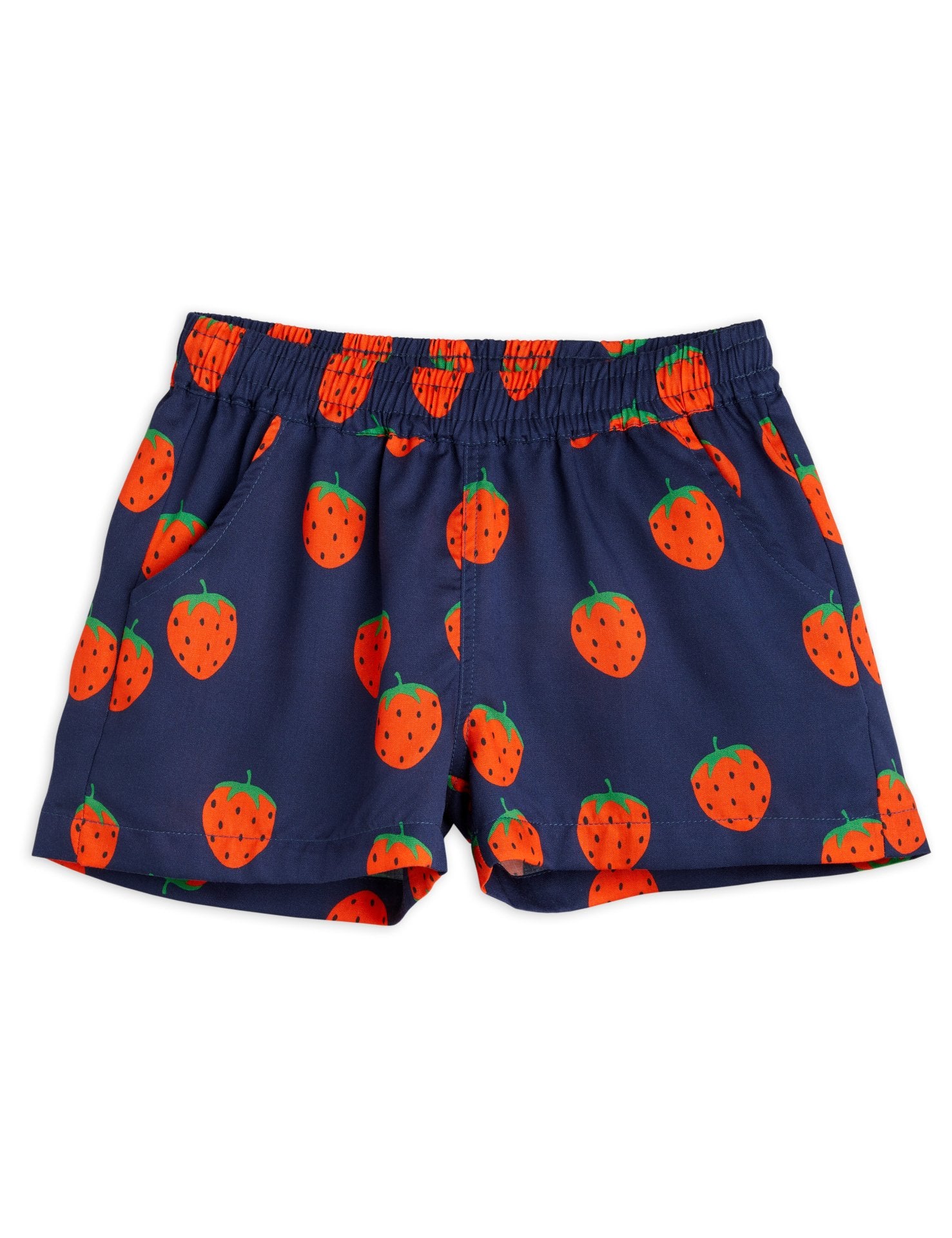 Strawberries aop woven shorts
