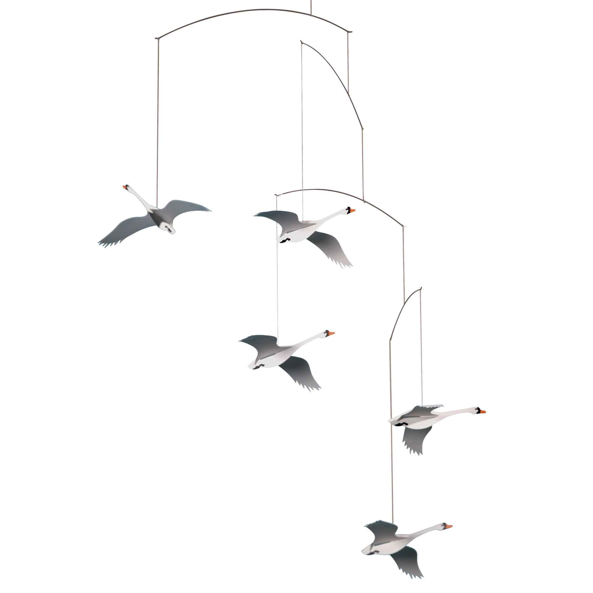 Scandinavian Swans Mobile