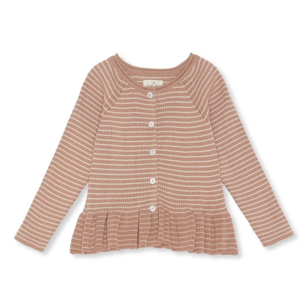 MEO FRILL CARDIGAN KNIT