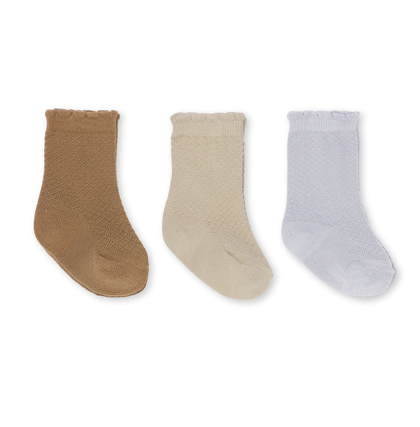 3-PACK POINTELLE SOCKS