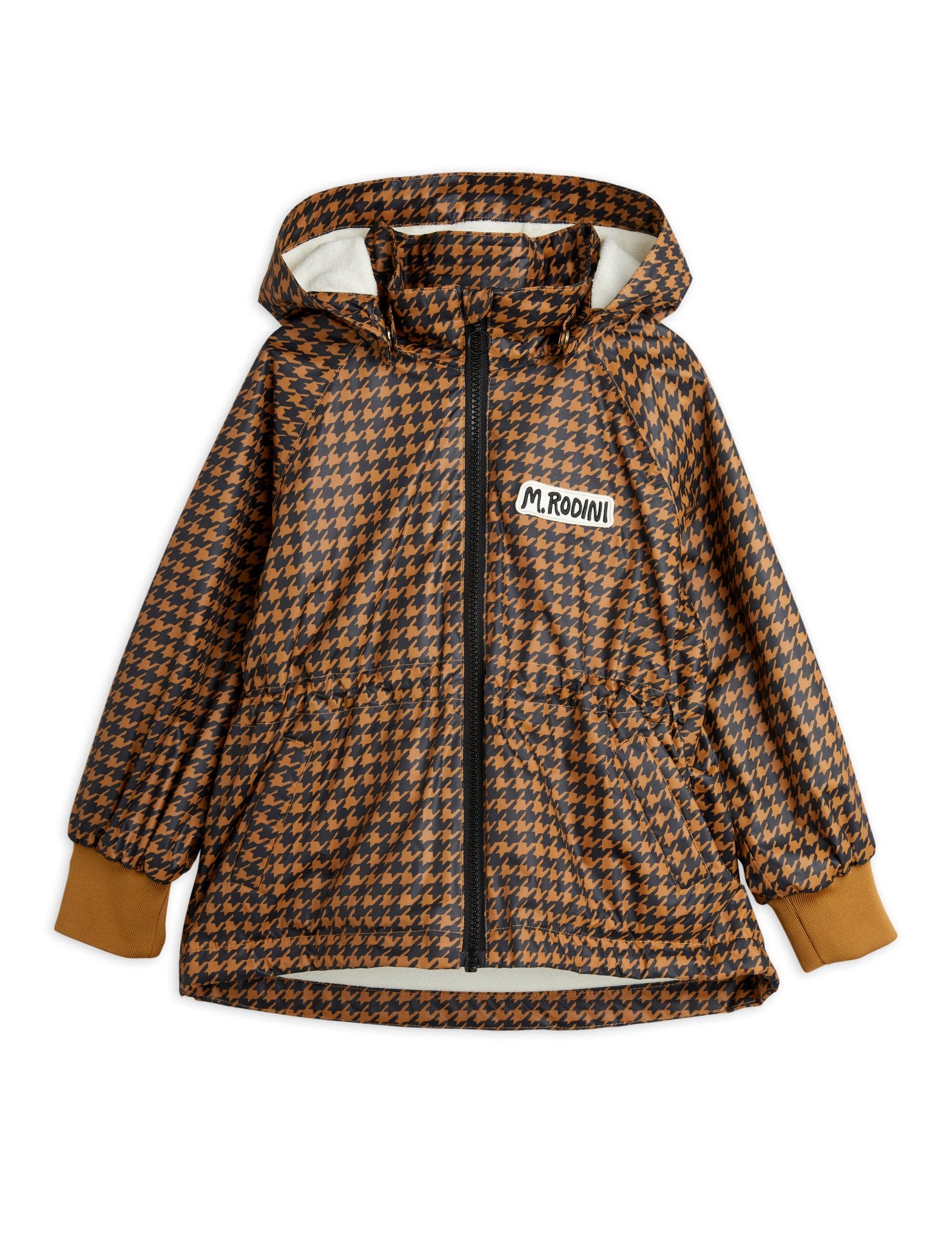 Houndstooth windbreaker