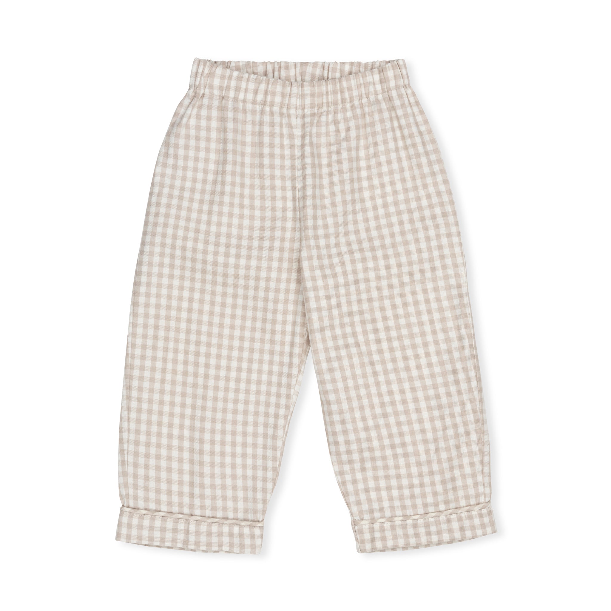 Beige gingham