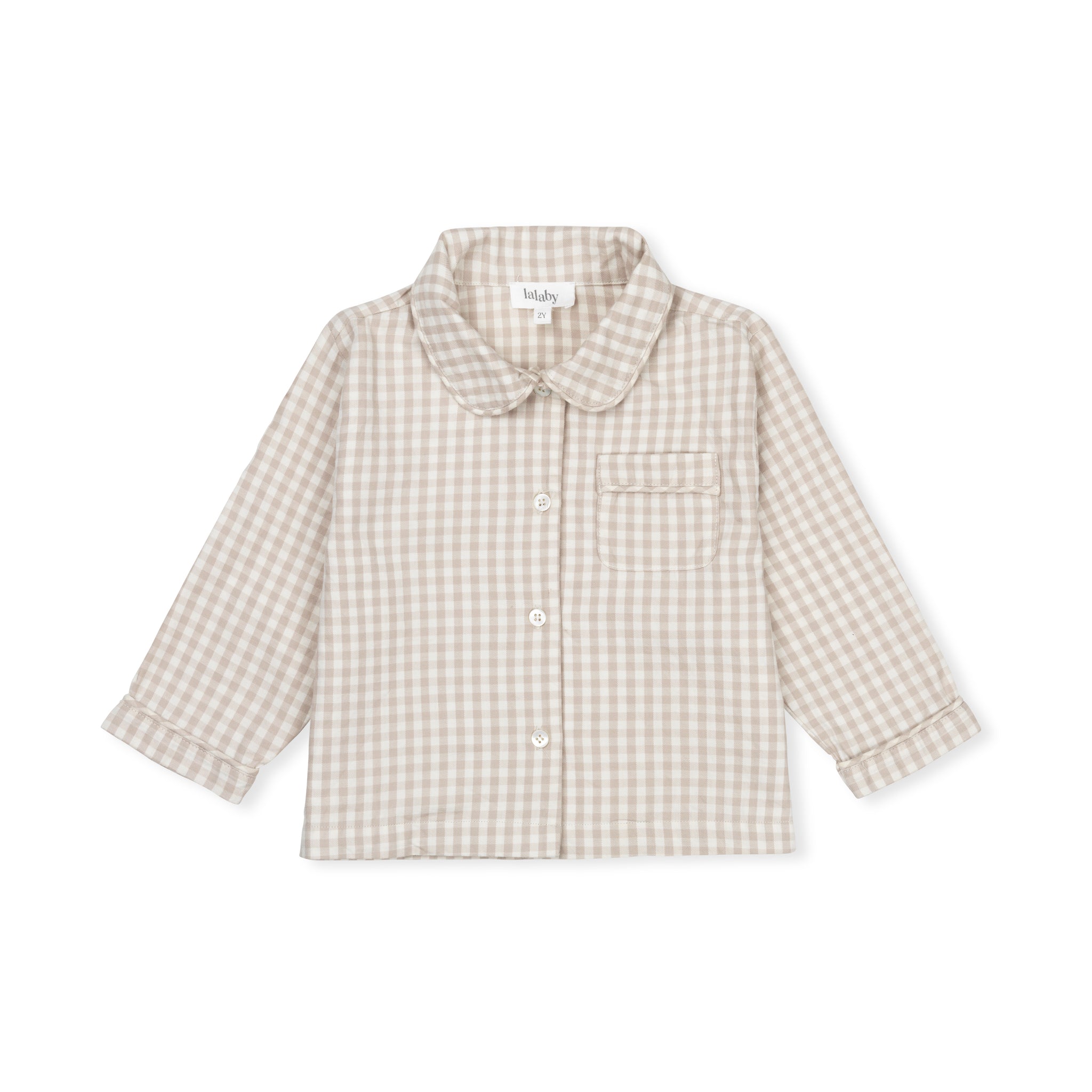 Beige gingham